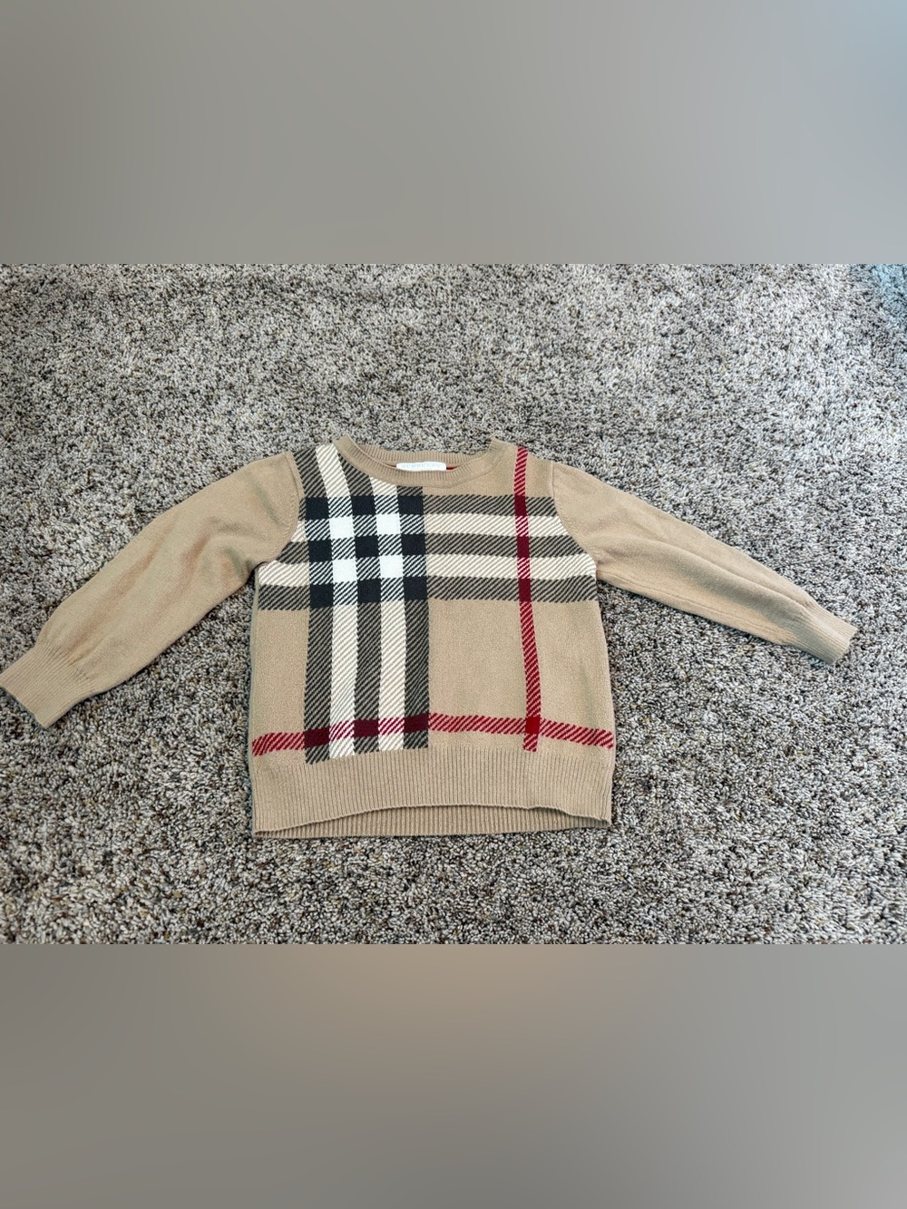 Burberry Vintage Check Sweater - Toddler Size 3